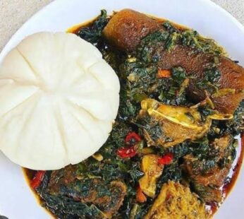 Pounded Yam & Efo Riro