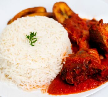 White Rice & Stew